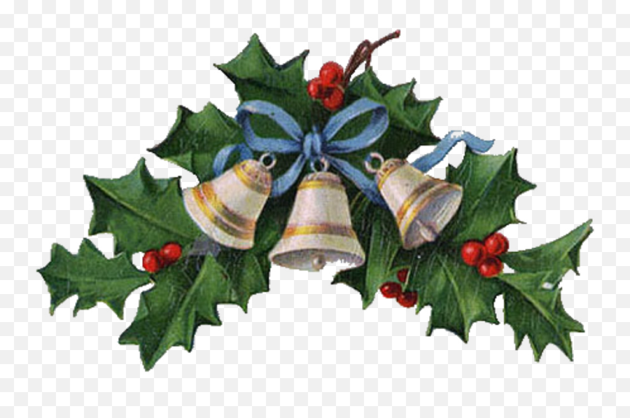 Christmas Vintage Png Image - Not A Creature Was Stirring,Christmas Holly Png