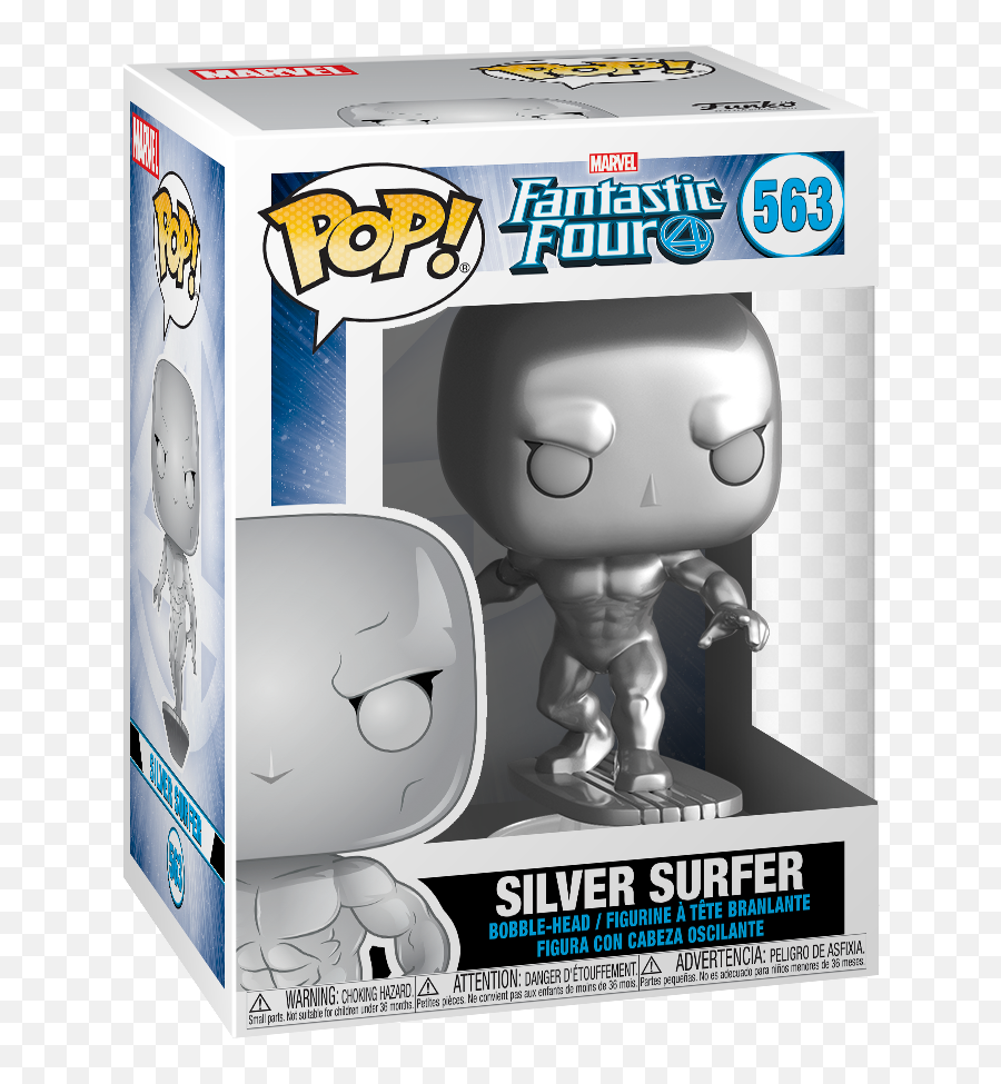 Fantastic Four - Funko Pop Fantastic Four Silver Surfer Png,Silver Surfer Png