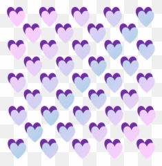 Purple And White Hearts Background - Pink And Pastel png