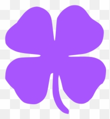 4 Leaf Clover Transparent U0026 Png Clipart Free Download - YWD Purple