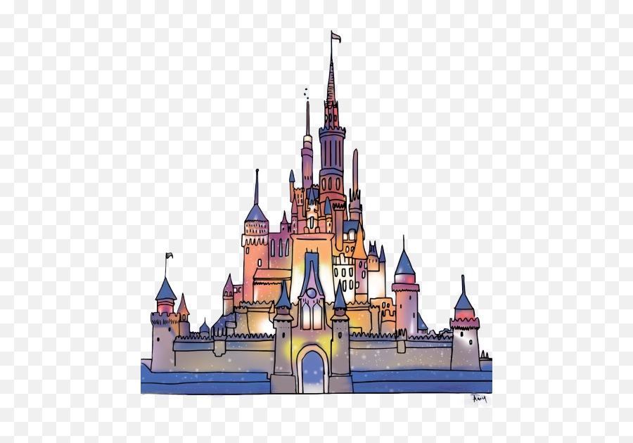 Sleeping Beauty Castle Magic Kingdom Cinderella - Disney Castle Transparent Background Png,Castle Png