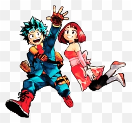 Download Izuku Midoriya Ochako Uraraka - Full Size PNG Image And