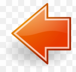 Play Button Png Transparent - Previous Button Transparent Orange Back Png