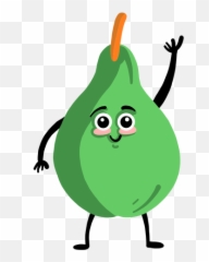 Pear Stem Flat - Transparent Png U0026 Svg Vector File Cartoon,Pear Png