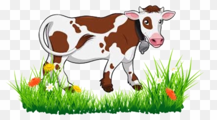 Transparent Cow Png Clipart Cartoon - Jingfm Transparent Cow Clipart,Cow Png