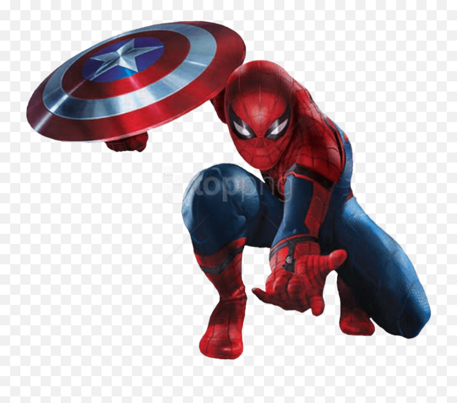 Download Spiderman Shield Clipart Png Photo - Captain America Civil War Spider Man Png,Spiderman Clipart Png