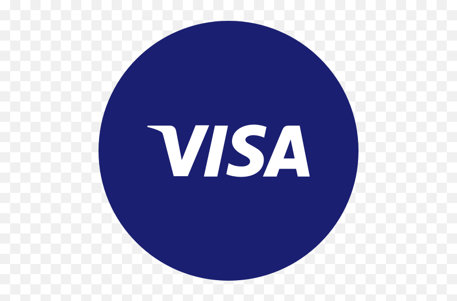 Circle Payment Round Icon Visa - Circle Png,Visa Logo Png