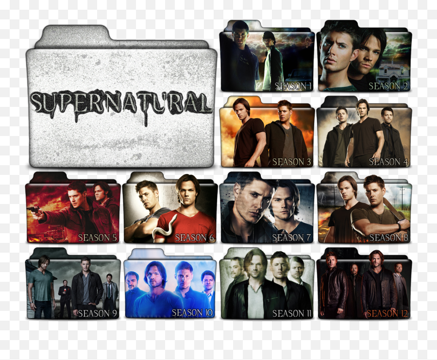 Supernatural Tv Show Folders In Png And 513402 - Png Images Tv Series Folder Png,Supernatural Png
