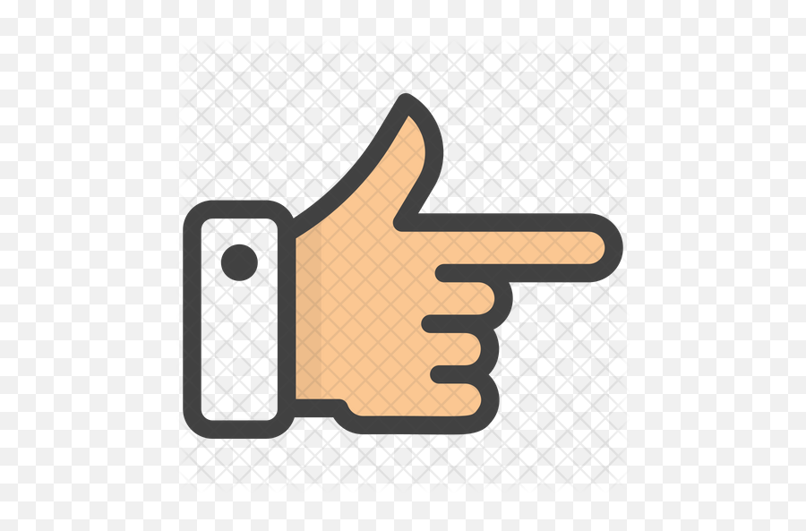 Finger Pointer Emoji Icon Of Colored - Finger Pointer Png Icon,Pointer Finger Png