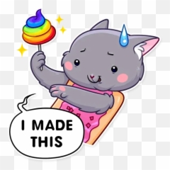 Nyan Cat Whatsapp Stickers Png Transparent