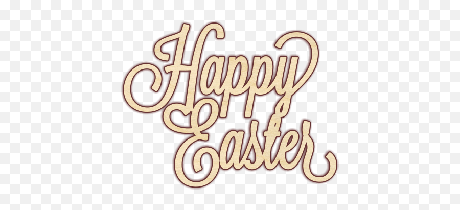 Happy Easter Curly Text Transparent Png - Happy Easter Text Png,Happy Easter Png