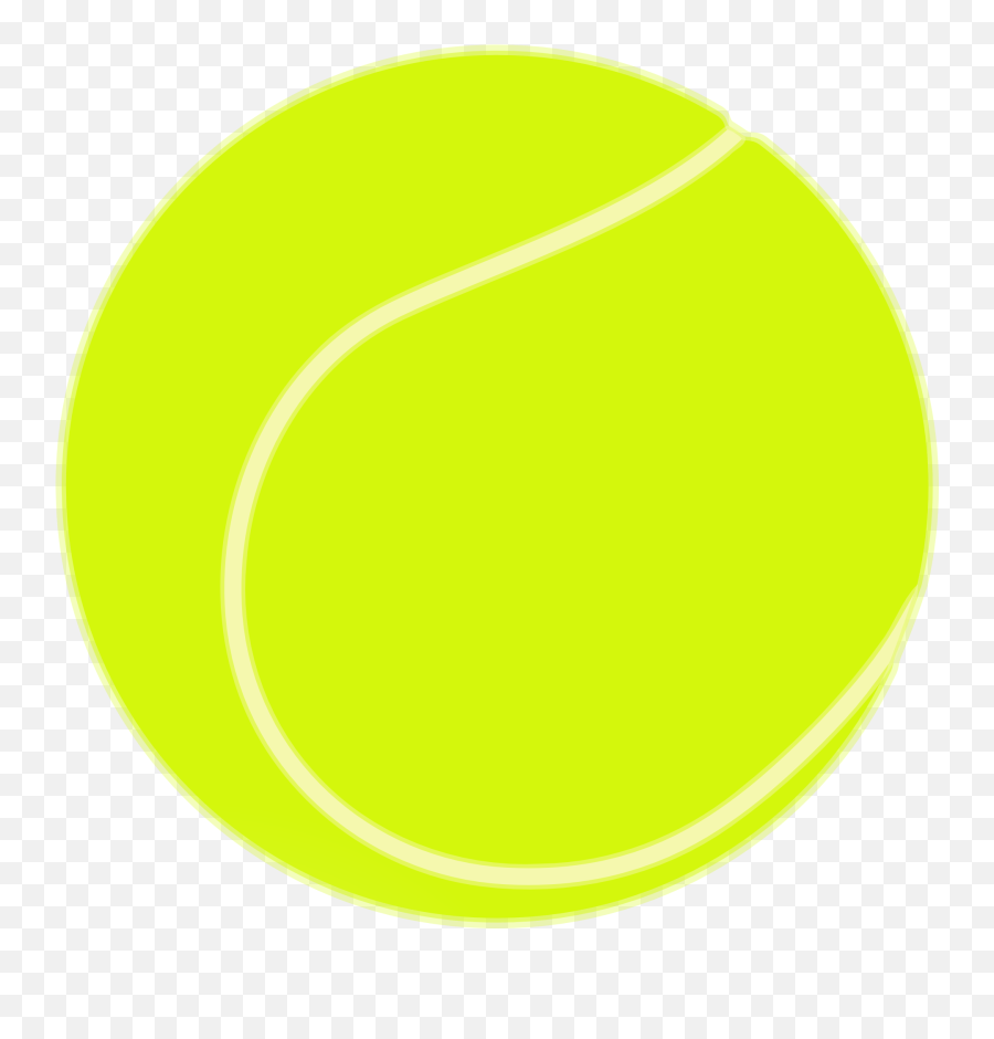 Yellow Tennis Ball - Circle Png,Tennis Ball Transparent Background