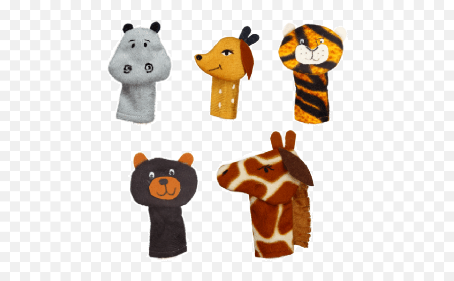 Wild Animals Set 2 Finger Puppet - Finger Puppet Of Wild Animals Png,Puppet Png