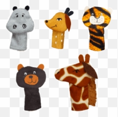 Wild Animals Set 2 Finger Puppet - Finger Puppet Of Wild Animals Png,Puppet Png