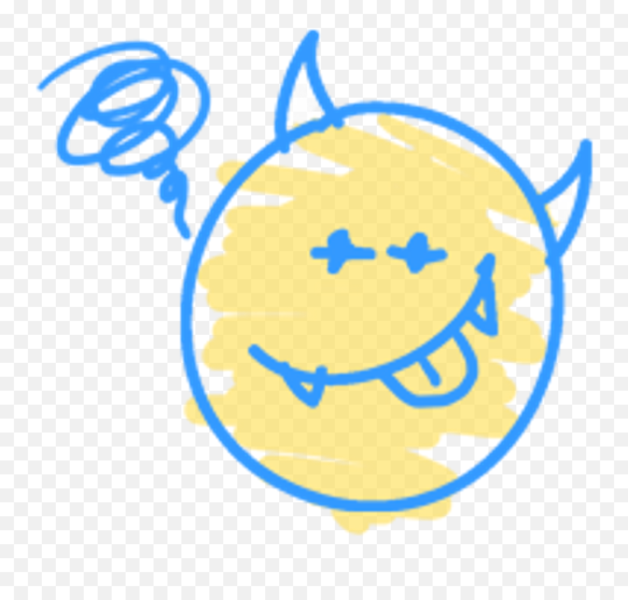 Smile Emoji Watercolor Handpainted Cute Evil Funny - Circle Portable Network Graphics Png,Watercolor Circle Png