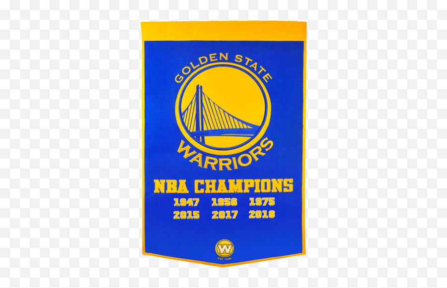 Golden State Warriors Nba Finals Championship Dynasty Banner - With Hanging Rod Golden State Warriors Png,Nba Finals Logo Png