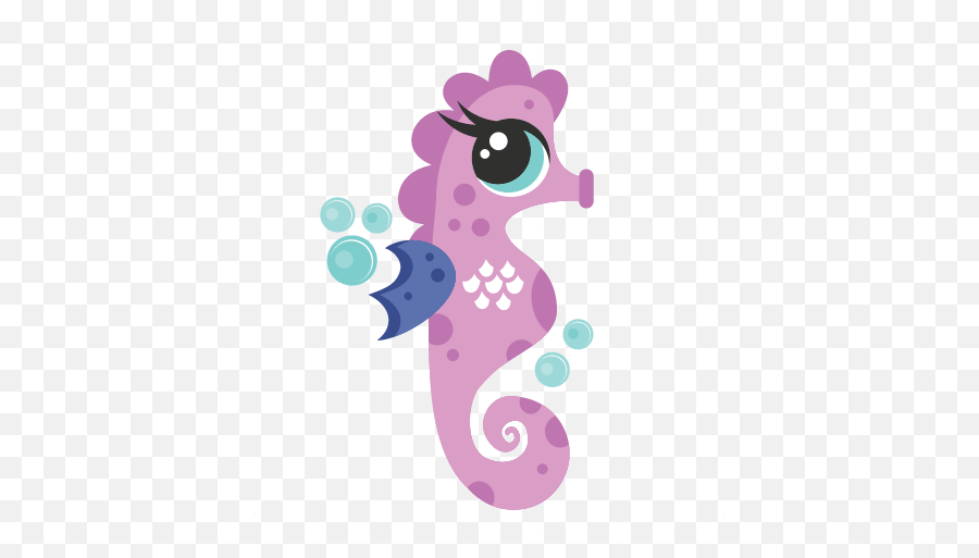 Download Seahorse Scrapbook Cut File Cute Clipart Files For - Cute Pink Seahorse Clipart Png,Sea Horse Png