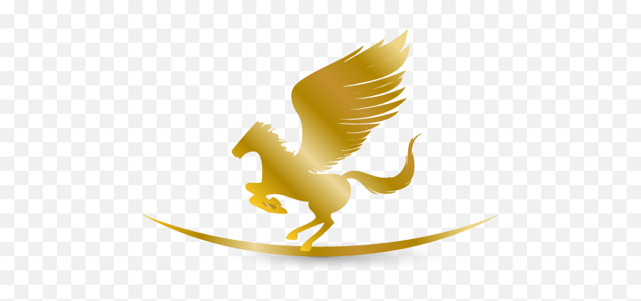 Create A Logo - Pegasus Logo Templates Gold Pegasus For Photoshop Png,Logo Templates