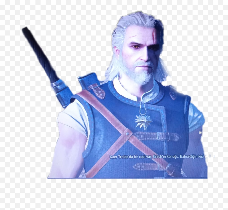 Geralt Witcher Witcher3wildhunt - Action Figure Png,Geralt Png