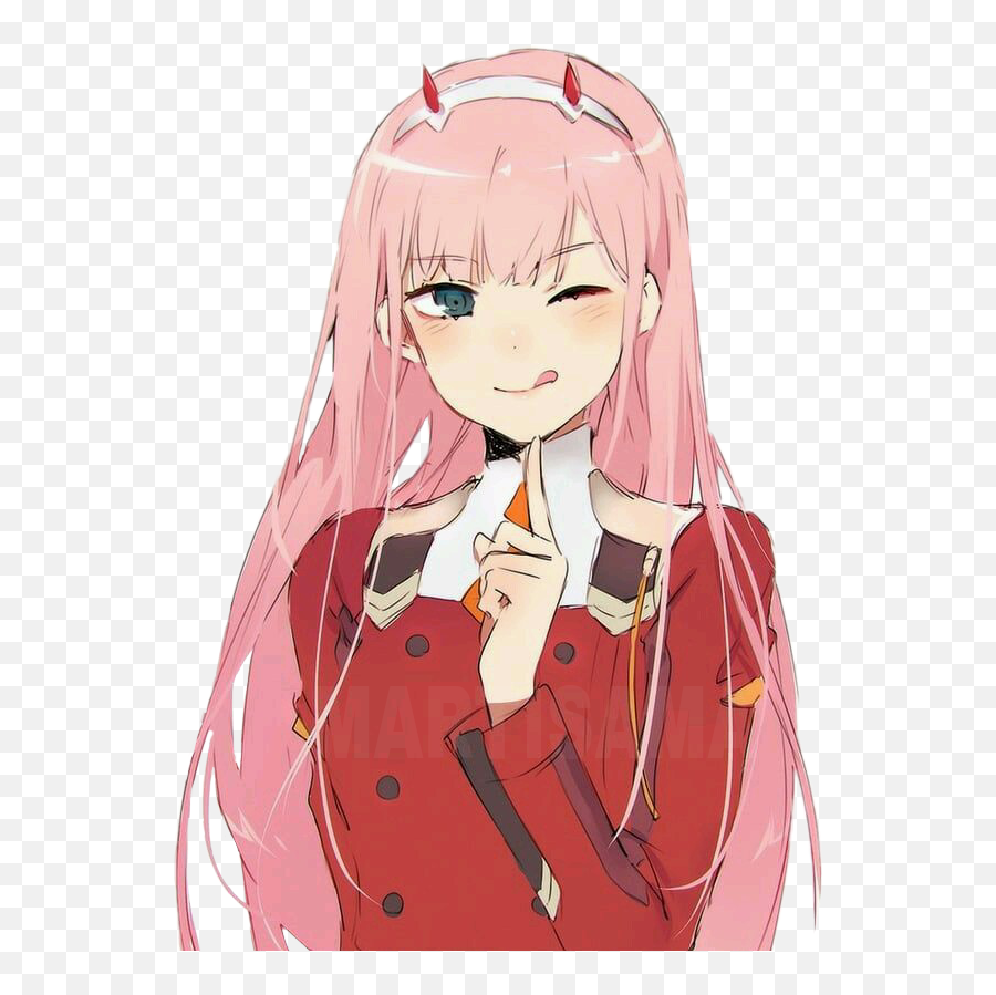 Zero Two Heart Transparent Png Image - Zero Two Darling In The Franxx,Zero Two Png