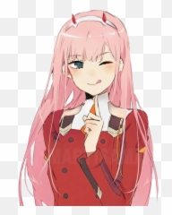 Zero Two Heart Transparent Png Image - Zero Two Darling In The Franxx,Zero Two Png
