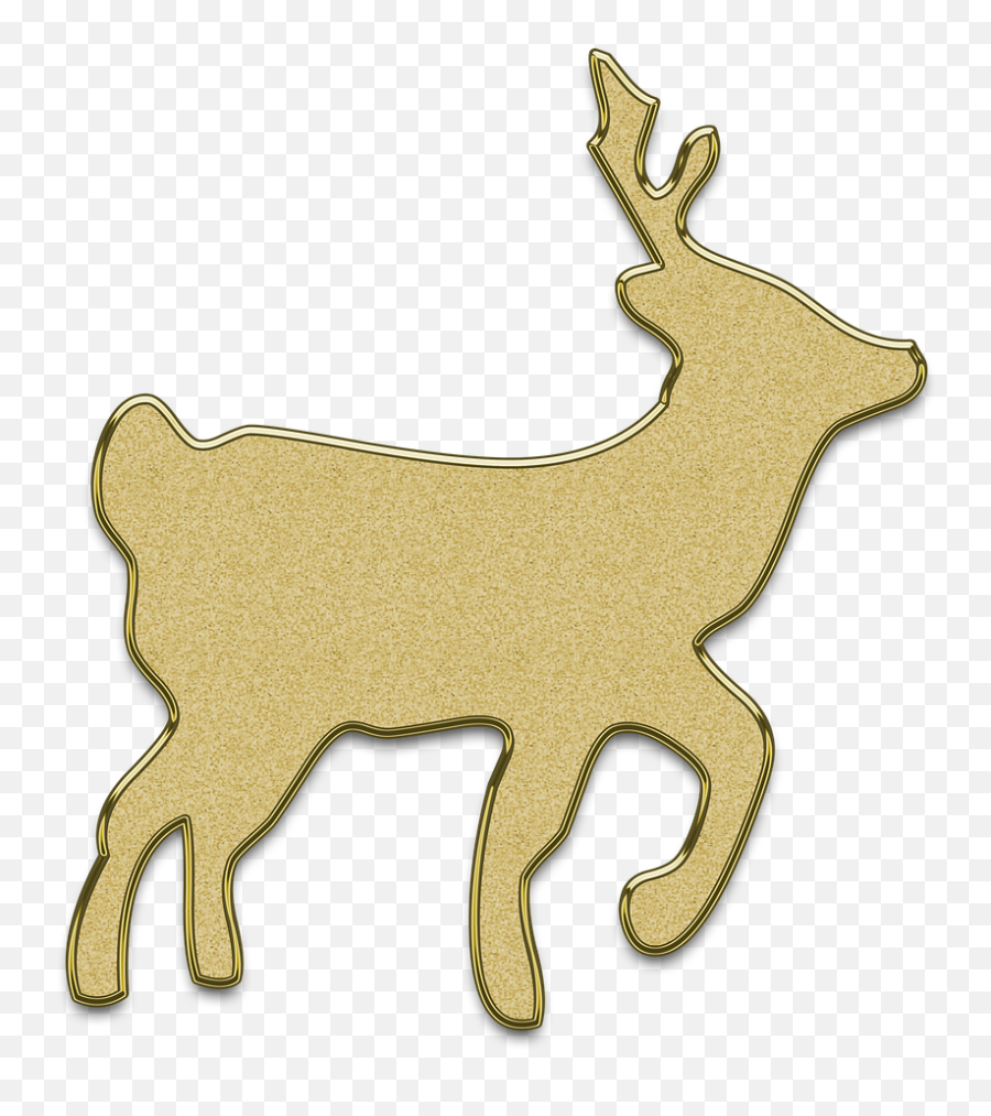 Christmas Deer Png - Elk,Deer Transparent
