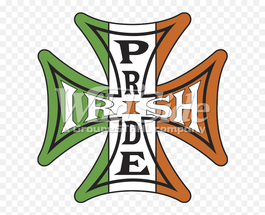 Irish Pride Iron Cross - Emblem Png,Iron Cross Png