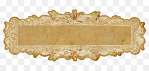 High Resolution Vintage Frame Png Clipart 30411 - Free Gold