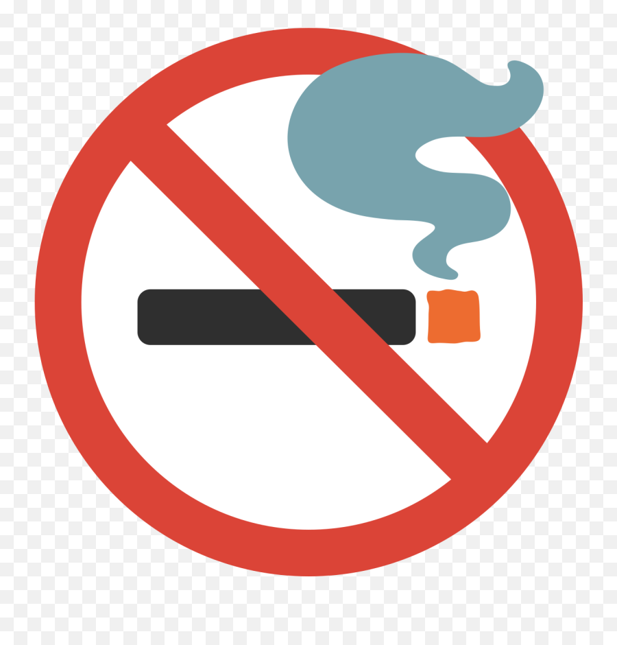 Emoji U1f6ad - Forbidden Sign No Smoking Png,Wet Emoji Png