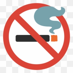 Emoji U1f6ad - Forbidden Sign No Smoking Png,Wet Emoji Png