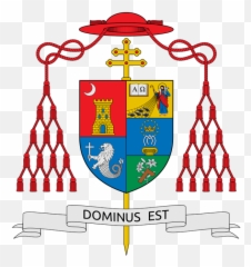 Pope Hat Png - Coat Of Arms Of Rufino Cardinal Santos,Pope Hat Png
