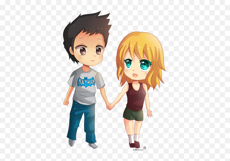 Romantic Anime Couple Png Clipart - Vk Name,Anime Couple Png