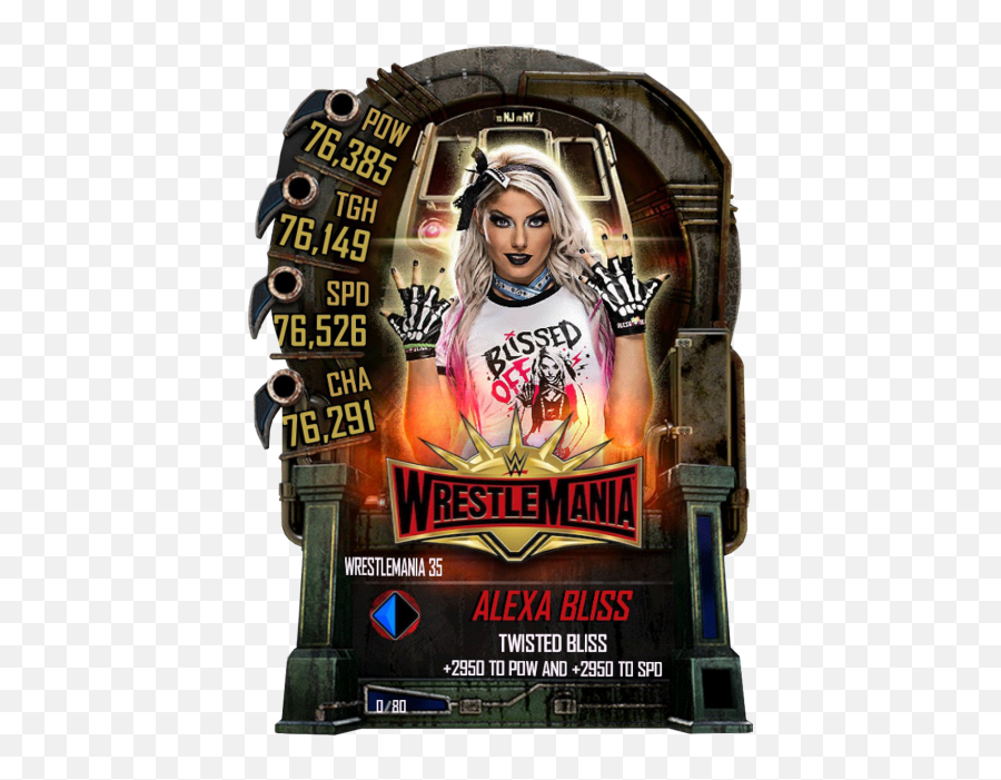Alexa Bliss - Wwe Supercard Season 2 Debut Wwe Supercard Wwe Supercard Johnny Gargano Png,Alexa Bliss Png