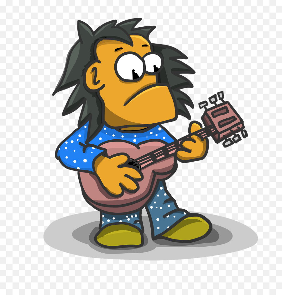 Guitarist Shaggy Rock Star - Free Image On Pixabay Png,Shaggy Transparent