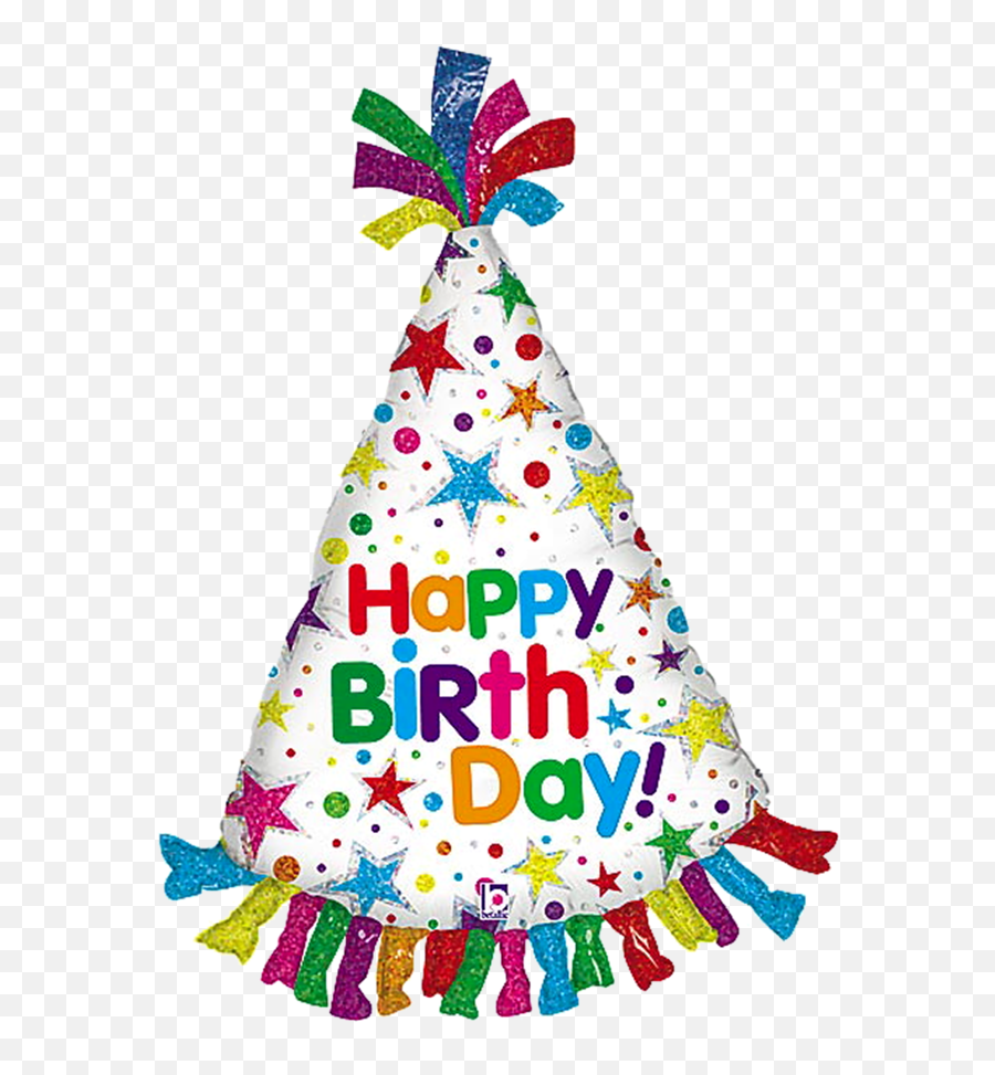 Happy Birthday Party Hat Clipart - Happy Birthday Party Hat Png,Happy Birthday Hat Png
