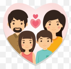 Png Image With No Background - Happy Family Small Family Cartoon,Familia Png