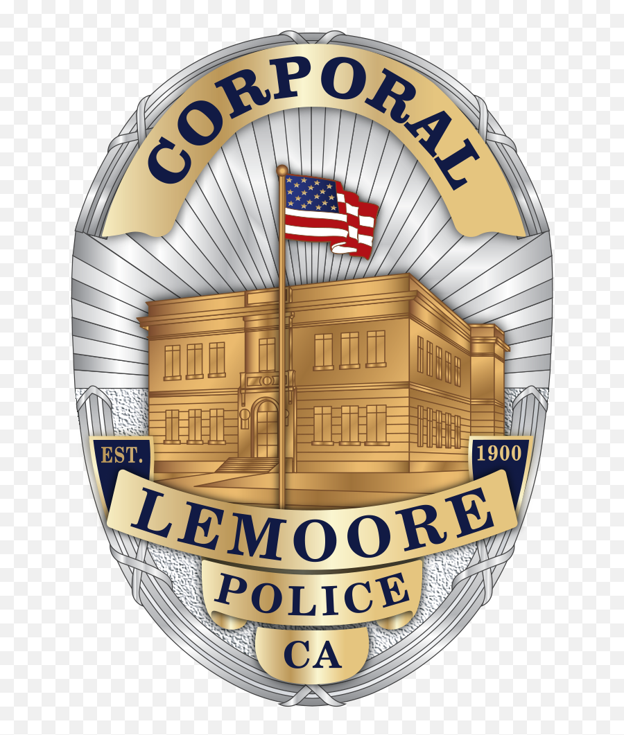 Lemoore Police Department Custom Badge - American Png,Police Badge Png