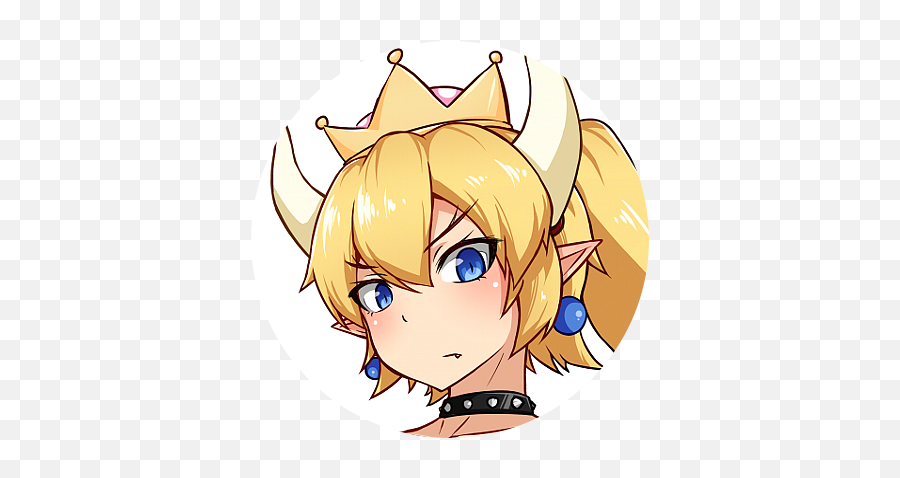 Icons Desu Close - Female Version Of Bowser Png,Bowsette Png