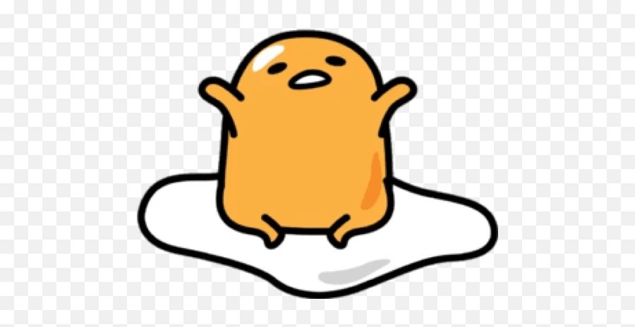 Gudetama Egg Japanese Sticker By Joohoneyu0027s Wifeu - Cute Gudetama Png,Gudetama Transparent