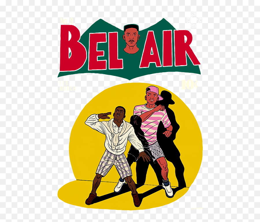 Fresh Prince Belair Smith Carlton Dccomics Parody Weekender Tote Bag - Fresh Prince Of Bel Air Artwork Png,Fresh Prince Of Bel Air Logo