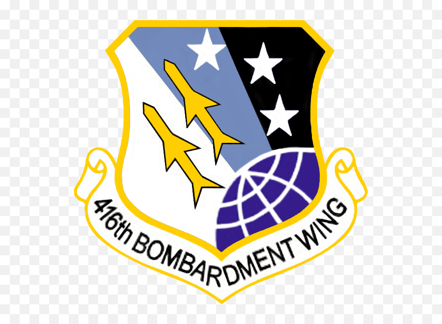 List Of Inactive Afcon Wings The United States Air Force - Us Air Force 416th Bomb Wing Png,Shield With Wings Png