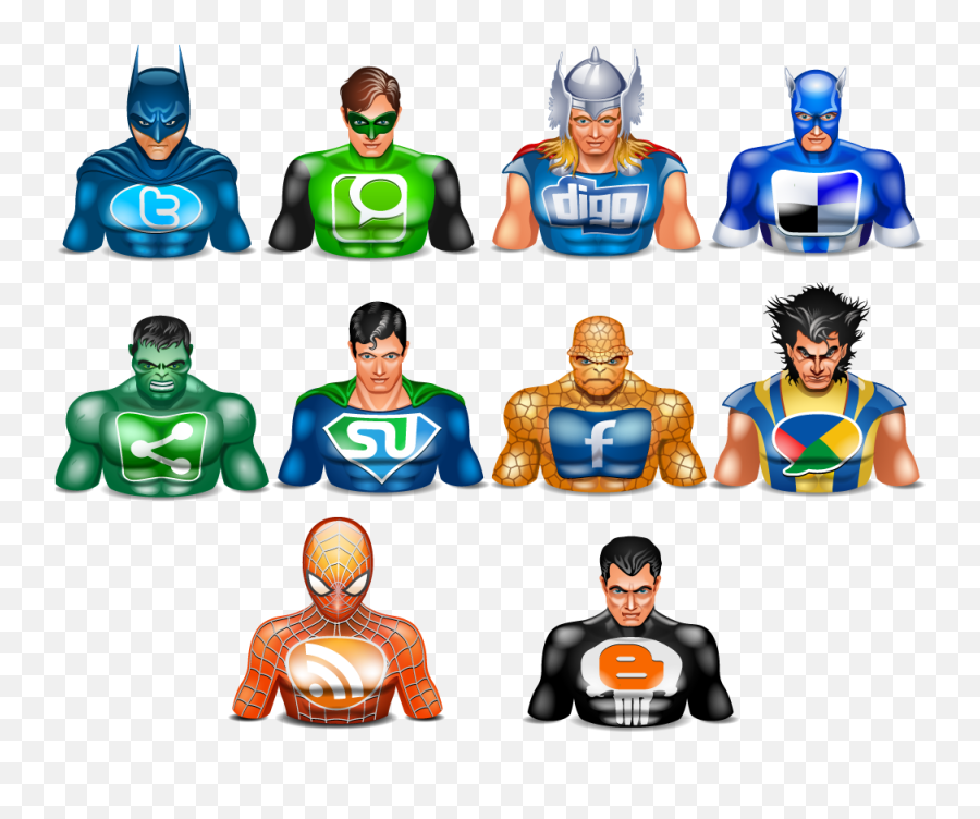 Download Hd Icons Social Superheros - Superman Icon Superhero Free Icons Png,Superman Icon