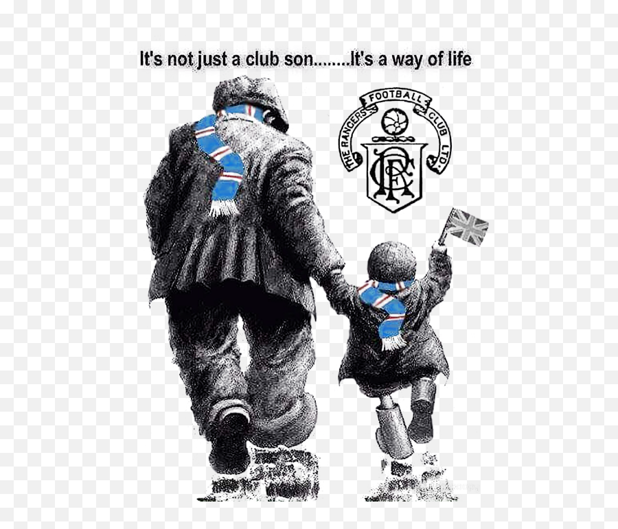 Itu0027s Not Just A Club Son Fleece Blanket - Glasgow Rangers Fc Father And Son Png,Shiro Icon