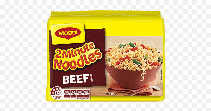 Buy Maggi 2 Minute Noodles Beef 5 Pack - Beef Maggi 2 Minute Noodles Png,Icon Noodles Where To Buy