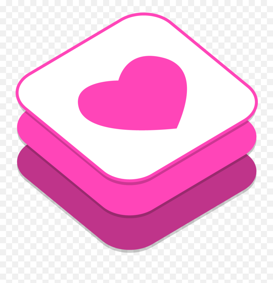 We Heart Clipart Png Download - New Icon Png Pink We Heart It,Rainbow Folder Icon