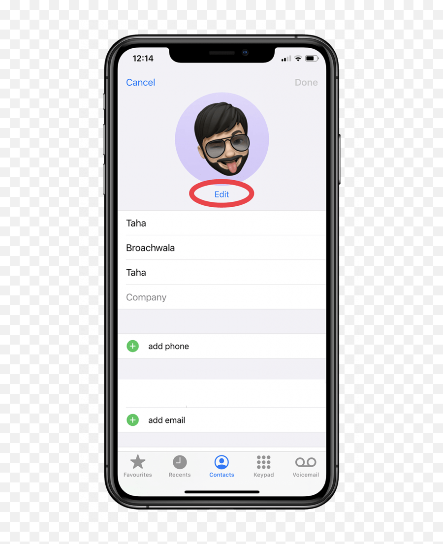 Want To Set Funny Memoji As A Profile Picture - Smartphone Png,Add Profile Picture Icon