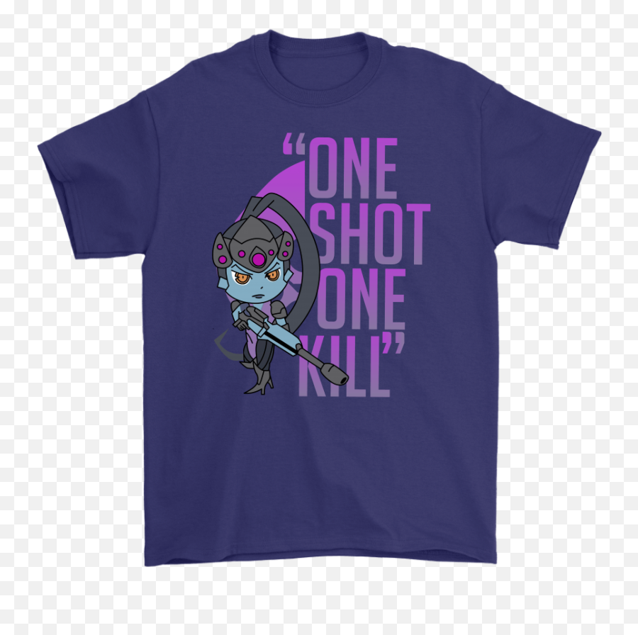 One Shot Kill Small Widowmaker Overwatch Shirts U2013 Nfl T - Shirts Store Cartoon Png,Widowmaker Png