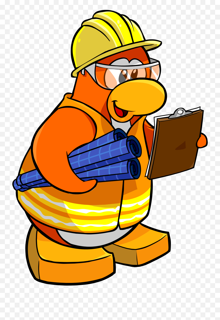 356 Support Story Construction Worker - Rory Club Penguin Rewritten Png,Construction Worker Png