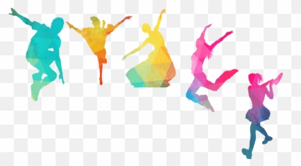 Young People Png - Dance Color Silhouette Diagram Play Color Athlete Silhouette Png,Fun Png