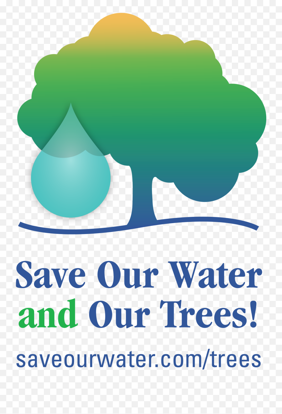 Save Our Water And Trees Logos - Save Water Save Trees Png,Tree Logos